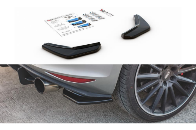 Maxton Design Diffusor Flaps V.2 für VW Golf 7 GTI /...