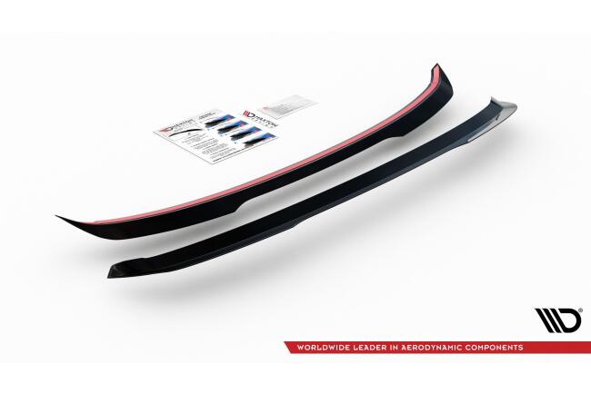 Maxton Design Heckspoiler Lippe V.1 für Skoda Kodiaq Sportline Hochglanz schwarz