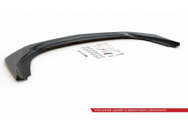 Maxton Design Frontlippe V.3 für Mercedes A-Klasse 35 AMG Aero W177 (2018-2023) Hochglanz schwarz