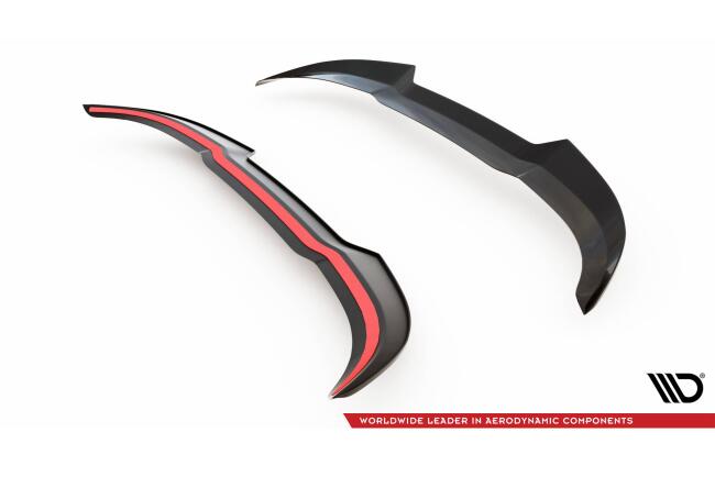 Maxton Design Heckspoiler Lippe V.1 für Ford Fiesta ST Mk8 Hochglanz schwarz