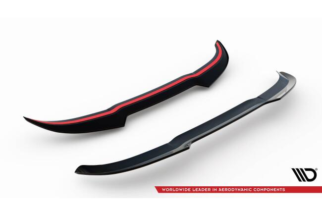 Maxton Design Heckspoiler Lippe V.1 für Ford Fiesta ST Mk8 Hochglanz schwarz