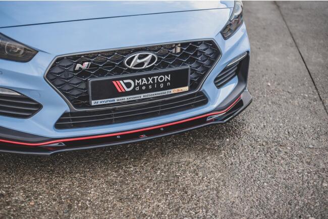 Maxton Design Frontlippe V.3 für Hyundai I30 N Mk3 Hatchback/ Fastback Hochglanz schwarz