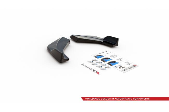 Maxton Design Diffusor Flaps V.3 für Hyundai I30 N Mk3 Hatchback Hochglanz schwarz