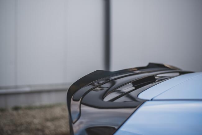 Maxton Design Spoiler Lippe V.2 für Hyundai I30 N Mk3 Hatchback Hochglanz schwarz