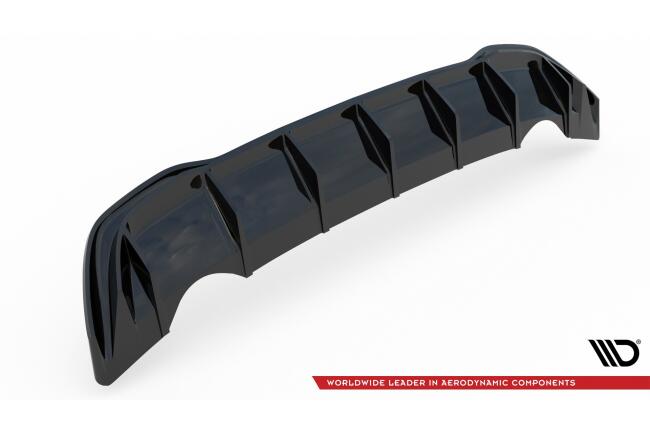 Maxton Design Heckdiffusor V.1 für VW Golf 8 Standard Hochglanz schwarz