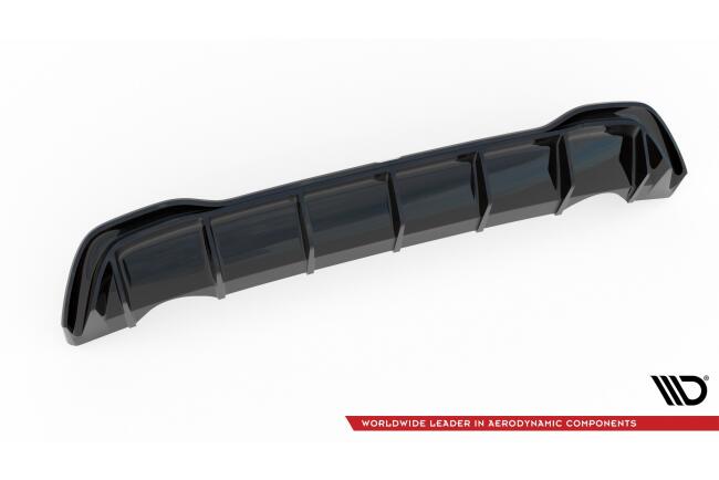 Maxton Design Heckdiffusor V.1 für VW Golf 8 Standard Hochglanz schwarz