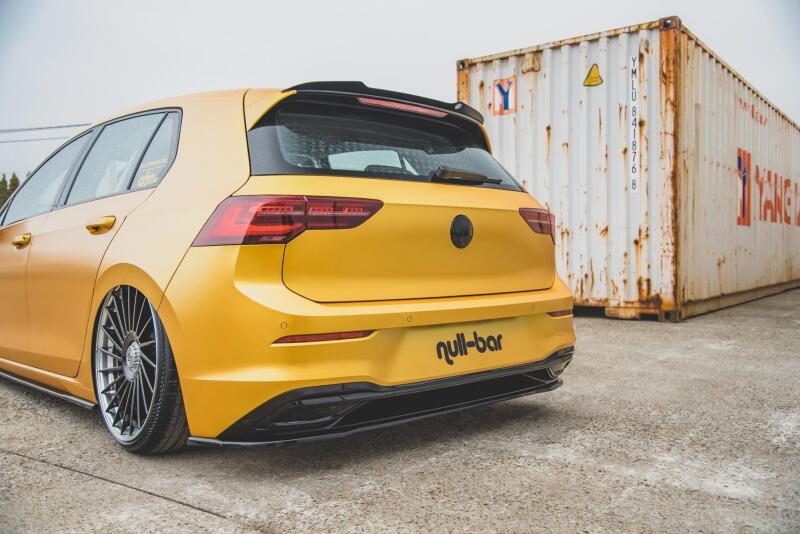 Maxton Design Heckspoiler Lippe V.1 für VW Golf 8 Standard und R-Line Hochglanz schwarz