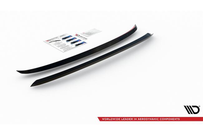 Maxton Design Heckspoiler Lippe V.1 für VW Golf 8 Standard und R-Line Hochglanz schwarz