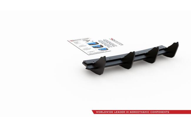 Maxton Design Street Pro Heckdiffusor für VW Golf 7 GTI Schwarz mit ABE