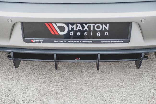 Maxton Design Street Pro Heckdiffusor für VW Golf 7 GTI Schwarz mit ABE