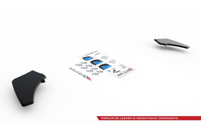 Maxton Design Street Pro Diffusor Flaps V.2 für VW Golf 7 GTI / GTD matt schwarz