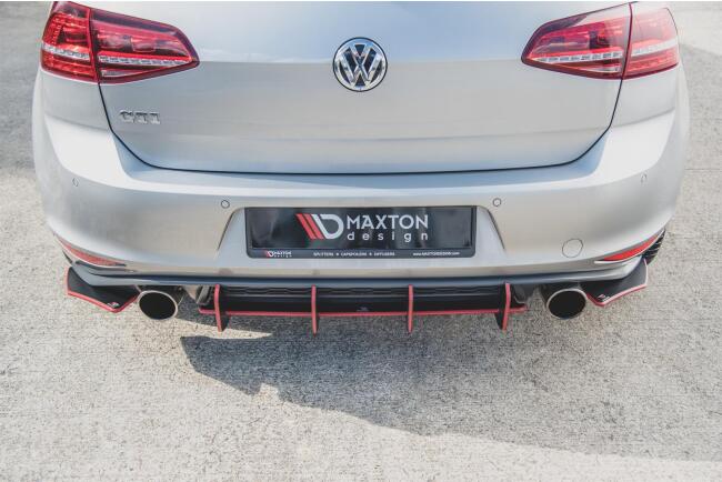 Maxton Design Racing Diffusor Flaps V.2 für VW Golf...