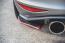 Maxton Design Street Pro Diffusor Flaps V.2 für VW Golf 7 GTI / GTD schwarz mit roten Streifen