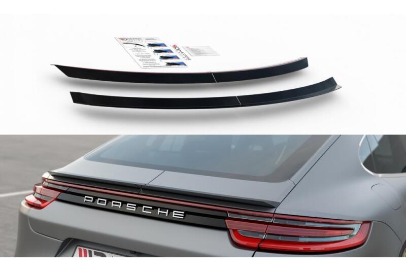Maxton Design Heckspoiler Lippe für Porsche Panamera Turbo / GTS 971 Hochglanz schwarz