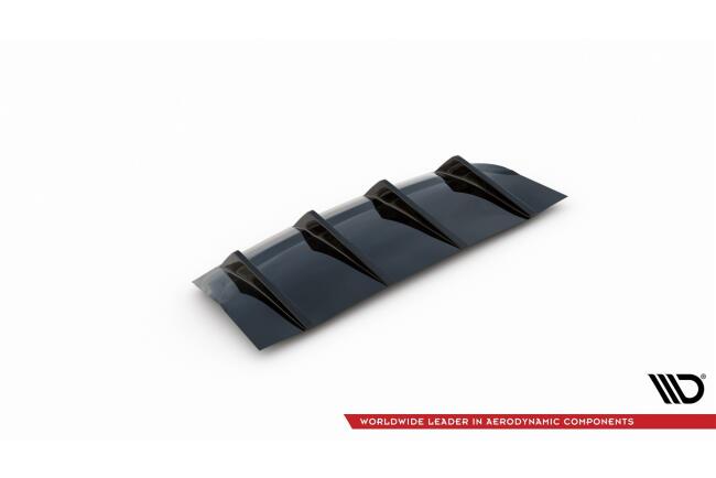 Maxton Design Heckdiffusor für Porsche Panamera Turbo / GTS 971 Hochglanz schwarz