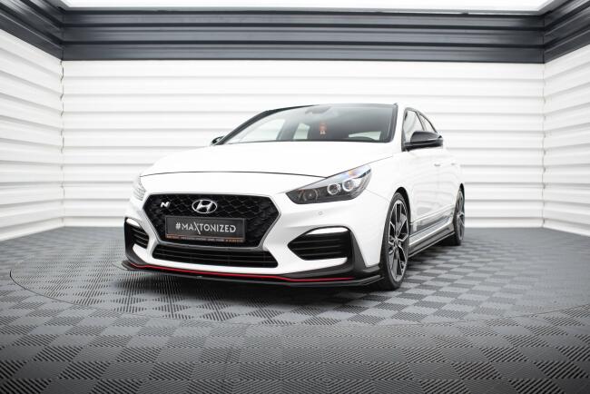 Maxton Design Street Pro Diffusor Flaps für Hyundai I30 N Mk3 Hatchback / Fastback Hochglanz schwarz