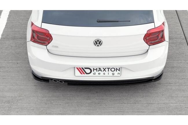 Maxton Design Heckdiffusor V.2 für VW Polo 6 GTI Hochglanz schwarz