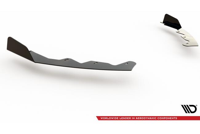 Maxton Design Street Pro Diffusor Flaps für Ford Focus ST / ST-Line Mk4 Hochglanz schwarz