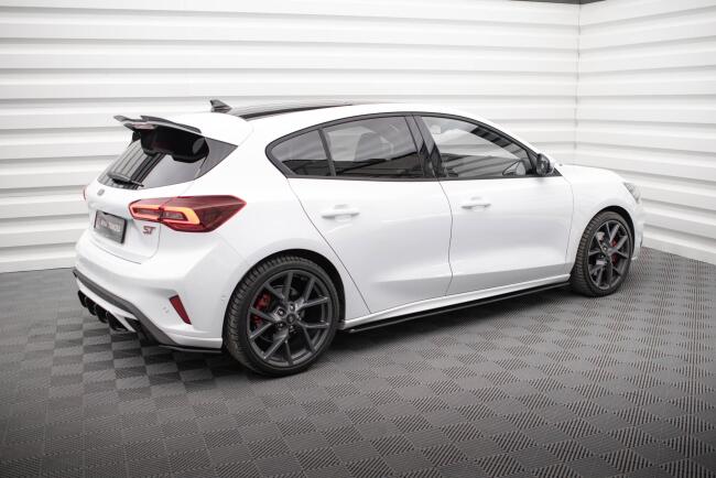 Maxton Design Street Pro Seitenschweller (Paar) für Ford Focus ST / ST-Line Mk4 matt schwarz