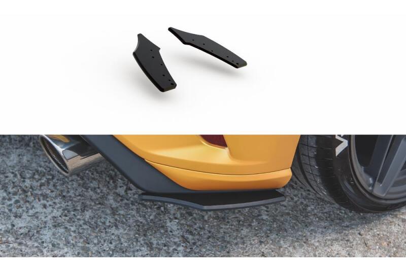 Maxton Design Street Pro Diffusor Flaps für Ford Focus ST Mk4 matt schwarz