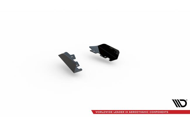 Maxton Design Street Pro Heckdiffusor Flaps für Ford Focus ST Mk4 Hochglanz schwarz