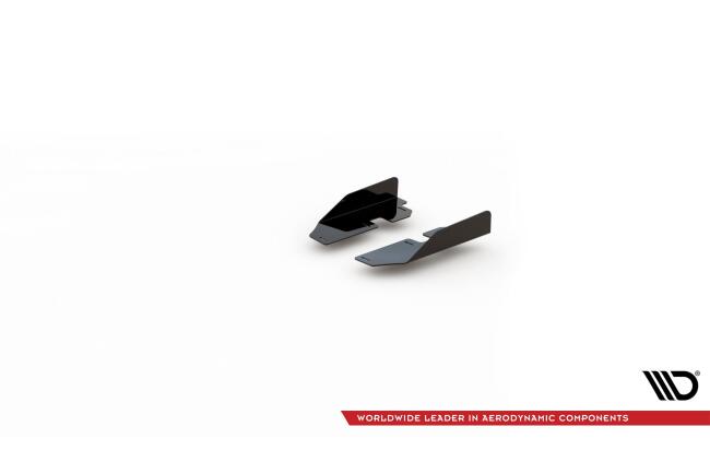 Maxton Design Street Pro Schweller Flaps für Ford Focus ST / ST-Line Mk4 Hochglanz schwarz