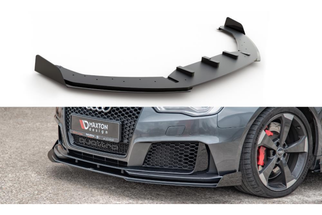 Maxton Design Racing Frontlippe + Flaps für Audi RS3...