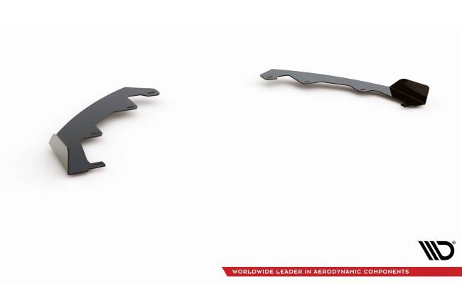 Maxton Design Street Pro Diffusor Flaps für Audi RS3 8V Sportback vor Facelift Hochglanz schwarz