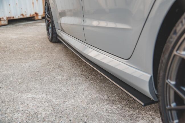 Maxton Design Street Pro Seitenschweller (Paar) für Audi RS3 8V Sportback vor Facelift matt schwarz