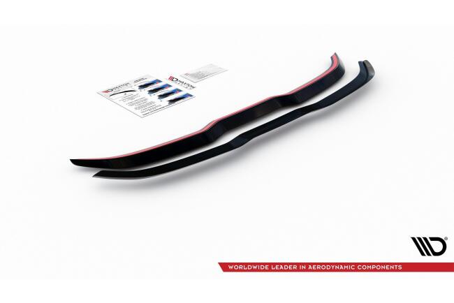 Maxton Design Heckspoiler Lippe V.1 für Ford Focus ST Mk4 Hochglanz schwarz