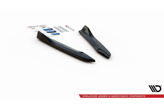 Maxton Design Diffusor Flaps V.3 für Seat Leon 3 (Typ 5F) Cupra Facelift Sportstourer Hochglanz schwarz