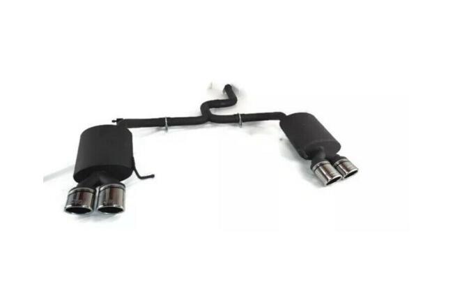 Sportauspuff Endschalldämpfer für VW Golf 7 Variant Facelift 2017-2020 Endrohre 95x65mm