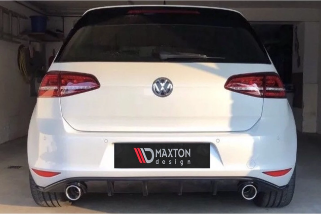 Maxton Design Heckdiffusor für VW Golf 7 GTI / GTD und Standard Hochglanz schwarz