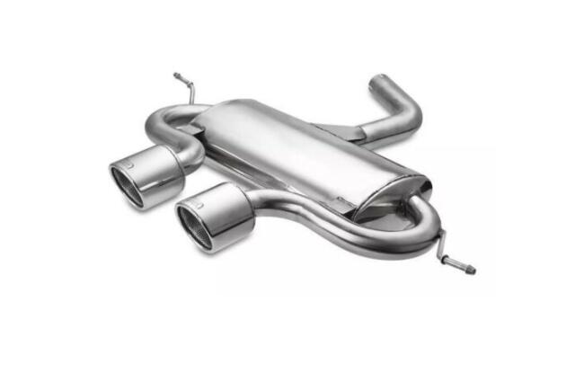 Edelstahl Sportauspuff und Heckdiffusor R20 Look für VW Golf 6 GTI / GTD 2008-2012 Endrohre 100mm