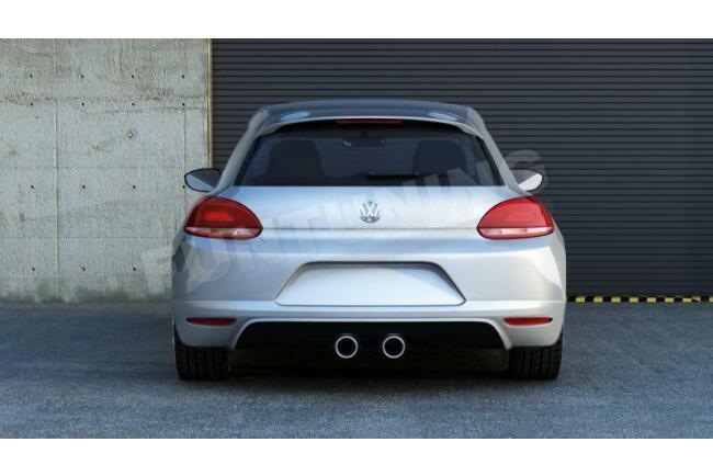 Sportauspuff + Heckdiffusor R32 Look für VW Scirocco...