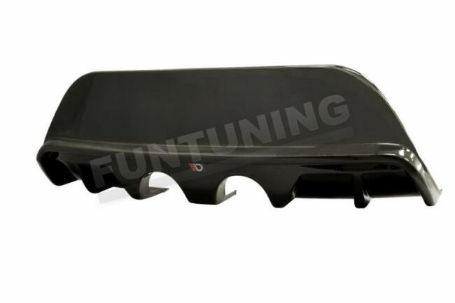 Maxton Design Heckdiffusor R32 Look für Seat Leon 2 (Typ 1P) Cupra Hochglanz schwarz