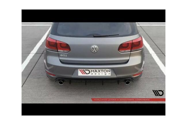 Maxton Design Heckdiffusor GTI Look für VW Golf 6 GTI / GTD Hochglanz schwarz