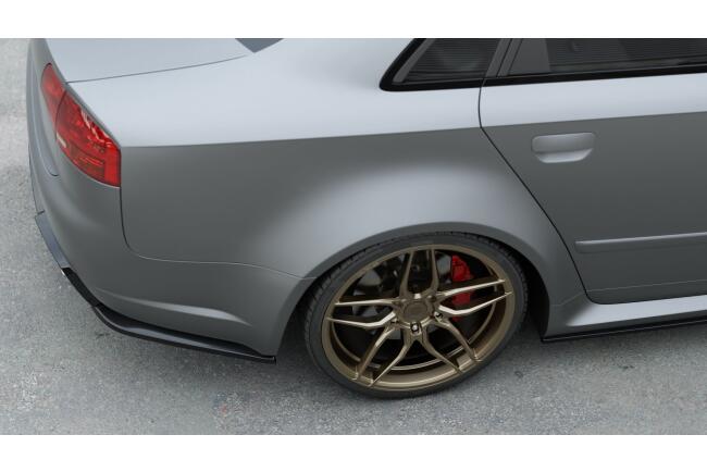 Maxton Design Diffusor Flaps V.2 für Audi RS4 B7 Hochglanz schwarz