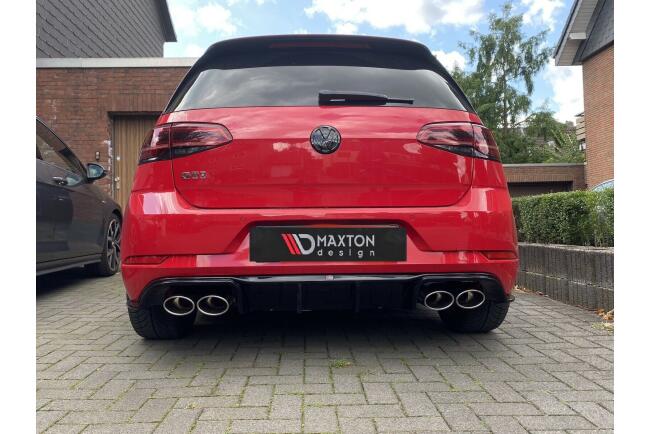 Maxton Design Heckdiffusor R Look für VW Golf 7 Facelift ab 03/2017 Hochglanz schwarz