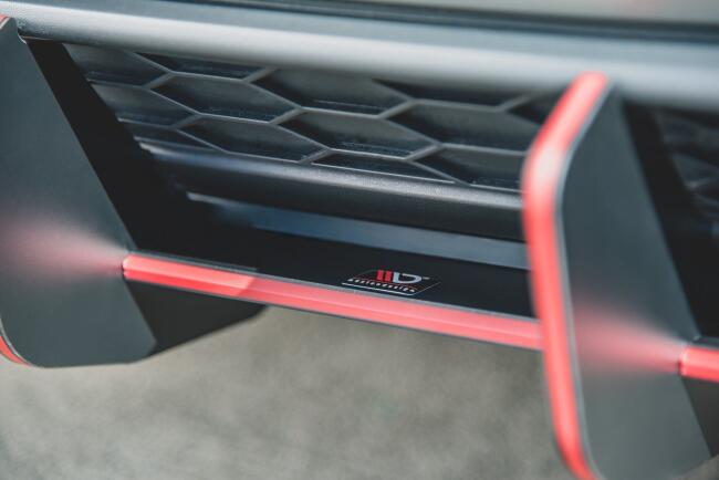 Maxton Design Street Pro Heckdiffusor V.2 für VW Golf 7 GTI schwarz matt mit ABE