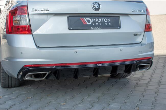 Maxton Design Heckdiffusor für Skoda Octavia RS 3...