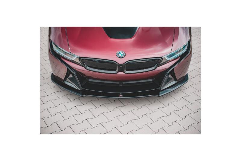 Diffusor Frontlippe Frontspoiler für BMW i8 Hochglanz schwarz