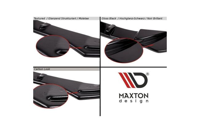 Maxton Design Heckdiffusor für BMW i8 Hochglanz schwarz