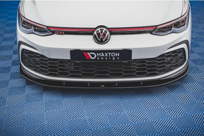 Maxton Design Frontlippe für VW Golf 8 GTI / GTD Hochglanz schwarz
