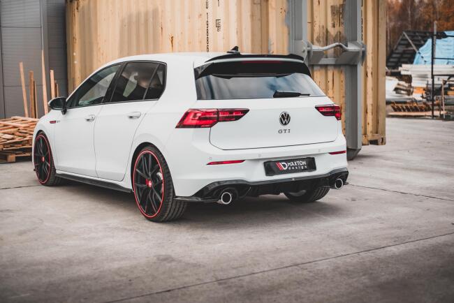 Maxton Design Heckdiffusor V.1 für VW Golf 8 GTI / GTD / GTE / R-Line Hochglanz schwarz