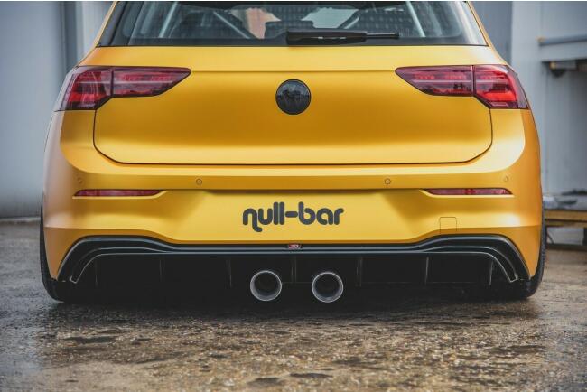 Edelstahl Sportauspuff Endschalldämpfer für VW...