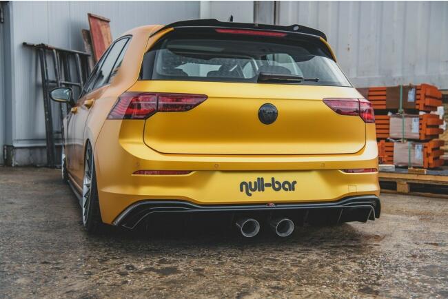 Edelstahl Sportauspuff Endschalldämpfer für VW Golf 8 1.5 TSI 110 kW Endrohre 100mm