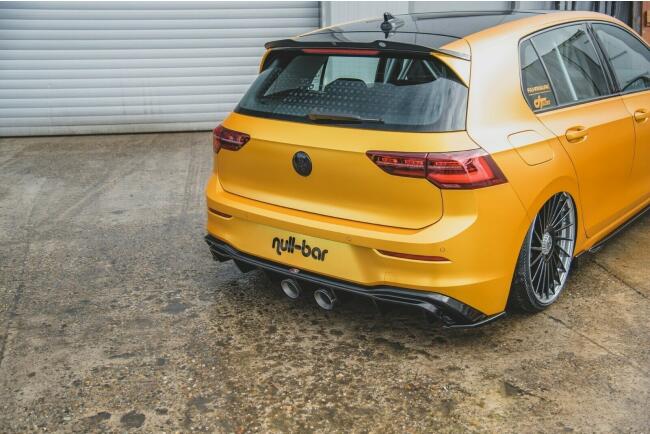 Edelstahl Sportauspuff Endschalldämpfer für VW Golf 8 1.5 TSI 110 kW Endrohre 100mm