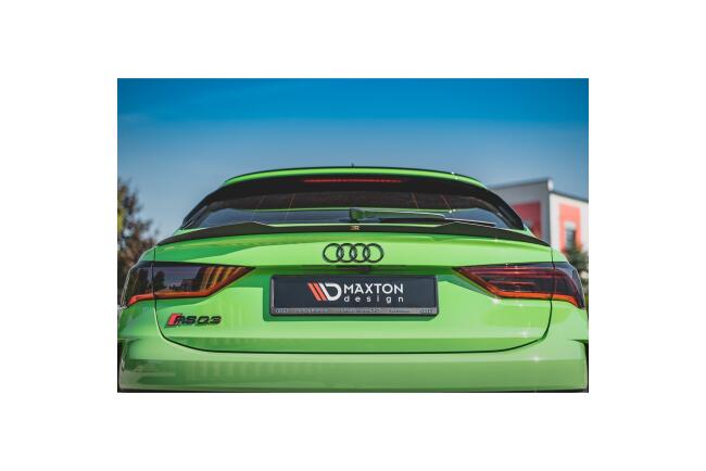 Maxton Design Spoiler Lippe für Audi RSQ3 F3 Sportback Hochglanz schwarz