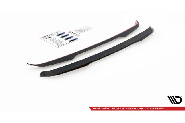Maxton Design Spoiler Lippe für Toyota GR Yaris Mk4 Hochglanz schwarz